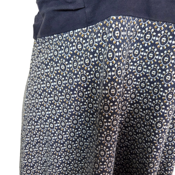 Patagonia Navy and White Midi Dress Size L - Picture 2 of 6